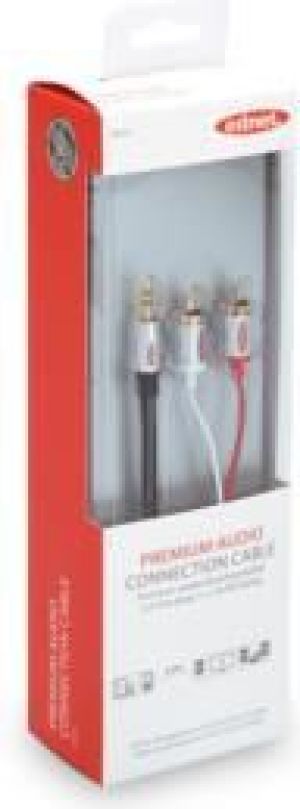 Kabel Ednet Jack 3.5mm - RCA (Cinch) x2 2.5m  (84542) 3