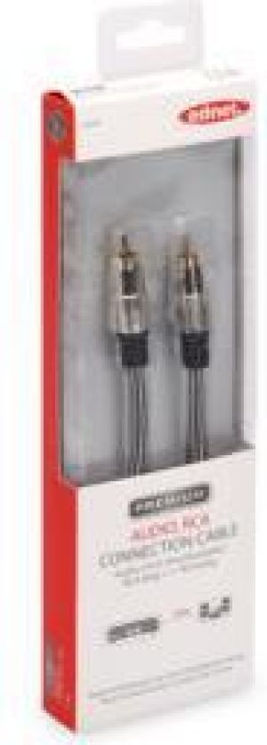 Kabel Ednet RCA (Cinch) - RCA (Cinch) 1.5m srebrny (84595) 2