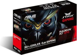 Karta graficzna Asus Radeon R7 370 2GB GDDR5 (256 bit) 2x DVI, HDMI, DP, BOX (STRIX-R7370-DC2-2GD5-GAMING) 8