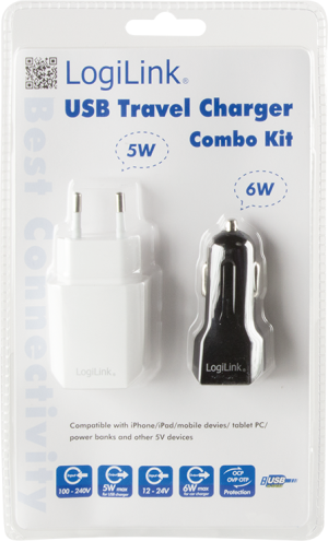 Ładowarka LogiLink 1.2 A  (PA0109) 2