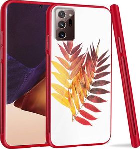 Super Fashion Etui do telefonu Samsung Note 20 Ultra Premium Case Reddish yellow leaves 1