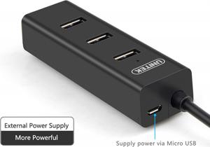 HUB USB Unitek 1x microUSB  + 4x USB-A 3.0 (Y-3089) 2