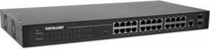 Switch Intellinet Network Solutions GIGA 24x RJ45 + 2x SFP WEB-SMART VLAN QOS RACK (560917) 2