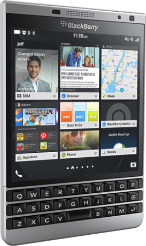 Smartfon Blackberry 32 GB Srebrny  (Passport Silver) 2