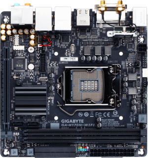 Płyta główna Gigabyte GA-H170N-WIFI, H170, DualDDR4-2133, SATA3, SATAe, 2xHDMI, DVI, mITX (GA-H170N-WIFI) 2