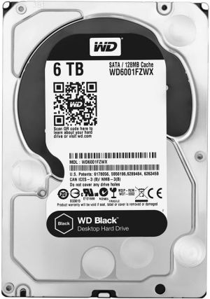 Western Digital WD6001FZWX（3.5 HDD 6TB） WD Black 6 TB 3.5
