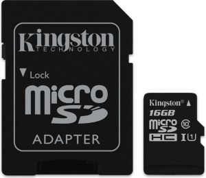 Karta Kingston MicroSDHC 16 GB Class 10 UHS-I/U1  (SDC10G2/16GB) 1