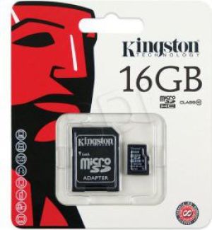 Karta Kingston MicroSDHC 16 GB Class 10 UHS-I/U1  (SDC10G2/16GB) 2