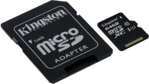 Karta Kingston MicroSDXC 64 GB Class 10 UHS-I  (SDC10G2/64GB) 1