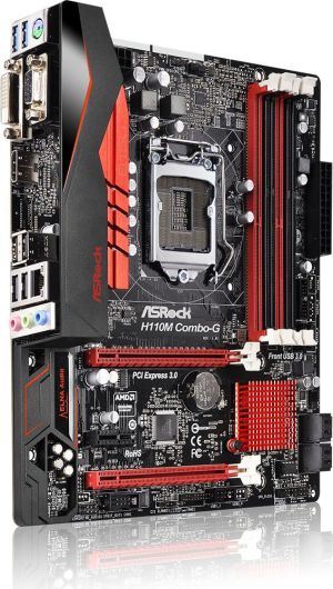 Płyta główna ASRock H110M-COMBO/G, H110, DDR4, SATA3, USB 3.0, mATX 2