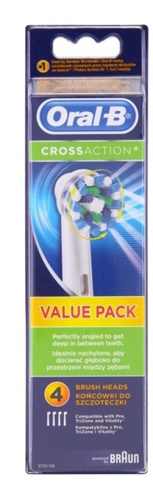 Końcówka Oral-B CrossAction EB50-4 4szt. 2