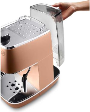 Ekspres ciśnieniowy DeLonghi Ekspres kolbowy Delonghi ECI341.CP (1100W perłowo-miedziany) 3