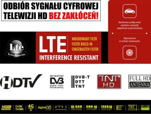 Antena RTV Blow 21-014# DVB-T ATS14 samochodowa aktywna 3