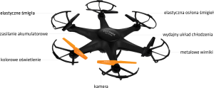 Dron Overmax Bee Drone 6.1 (BEEDRON6.1CZA) 8