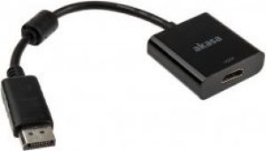 Adapter AV Akasa DisplayPort - HDMI czarny (AK-CBDP06-20BK) 1
