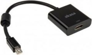 Adapter AV Akasa DisplayPort Mini - HDMI czarny (AK-CBDP09-20BK) 1