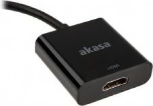 Adapter AV Akasa DisplayPort Mini - HDMI czarny (AK-CBDP09-20BK) 2