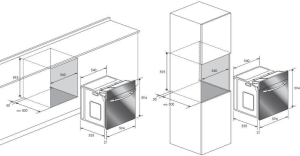 Piekarnik Candy FLG202/1W 2