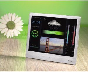 Ramka cyfrowa Hama DPF-97SLBWS Slimline Steel Stacja Pogody (00118569) 3