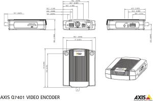 Rejestrator Axis Q7401 VIDEO ENCODER (0288-002) 6