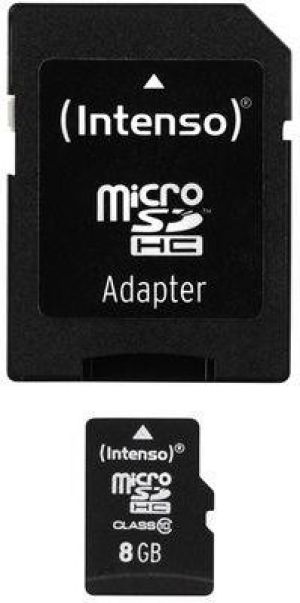Karta Intenso MicroSDHC 8 GB Class 10  (3413460) 1