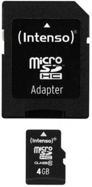 Karta Intenso MicroSDHC 4 GB Class 10  (3413450) 1