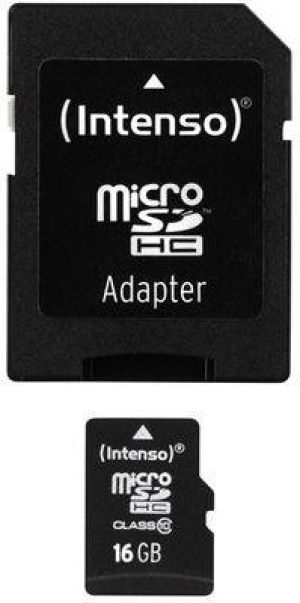 Karta Intenso MicroSDHC 16 GB Class 10  (3413470) 1