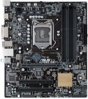 Płyta główna Asus H110M2 D3, H110, DDR3, SATA3, USB 3.0, uATX (90MB0MP0-M0EAY0) 2
