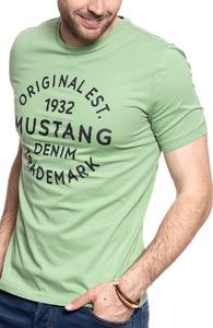 Mustang MUSTANG Logo T-Shirt MISTLETOE 1007561 6206 S 1