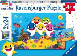 Ravensburger Puzzle Baby Shark 2x24 elementy 1