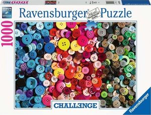 Ravensburger Puzzle 1000 el. Challange Kolorowe guziki 1