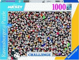 Ravensburger Puzzle 1000 elementów Challange Myszka Miki 1