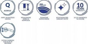 Wanna Cersanit WANNA WOLNOSTOJĄCA OWALNA CREA 160X75 (S301-300) - 10S301-300 12