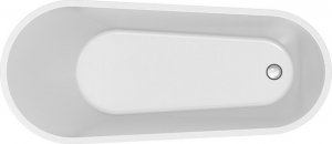 Wanna Cersanit Wanna wolnostojąca owalna ZEN by Cersanit 167X72 (S301-302) 2