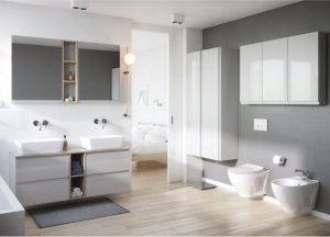 Cersanit S590-028-DSM SZAFKA WISZĄCA MODUO 40 BIAŁA DSM // CER.MODUO-WISZ-40-DSM 4