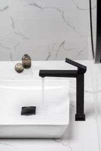 Bateria umywalkowa KFA Logon stojąca czarny (5132-612-81) 3