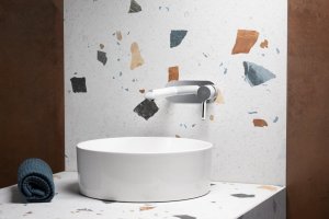 Bateria umywalkowa KFA Angelit podtynkowa biały (4729-810-40) 2