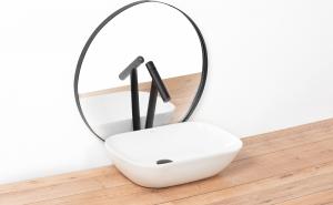 Bateria umywalkowa Rea Zen stojąca czarny mat (REA-B8035) 3