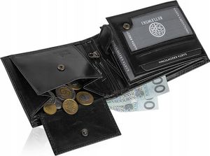 Betlewski BETLEWSKI Skórzany portfel męski CLASSIC 11