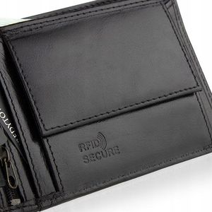 Betlewski BETLEWSKI Skórzany portfel męski CLASSIC 12