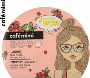 Cafe Mimi Tonizująca maska z ekstraktem z żurawiny 1