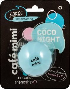 Cafe Mimi Balsam do ust Kokos - olejek kokosowy, masło kakaowe, witaminy E i F, 8 ml 1