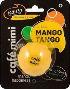 Cafe Mimi Balsam do ust  Mango - masło mango, masło shea, witaminy E i F, 8 ml 1