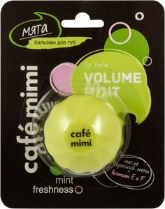 Cafe Mimi Balsam do ust Mięta - Olejek z mięty pieprzowej, masło shea, olejek z awokado, witaminy E i F, 8 ml 1