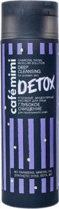 Cafe Mimi Micelarny płyn do twarzy z aktywnym węglem - Detox - do skóry tłustej i mieszanej, 200 ml 1