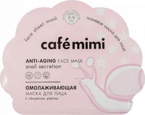 Cafe Mimi Odmładzająca maska filtrat wydzieliny ślimaka 1