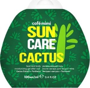 Cafe Mimi Żel nawilżający po opalaniu do twarzy i ciała Kaktus, 100 ml - CAFE MIMI 1