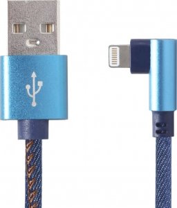 Kabel USB Gembird USB-A - Lightning 1 m Niebieski (CC-USB2J-AMLML-1M-BL) 1
