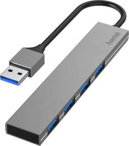 HUB USB Hama 4x USB-A 3.0 (002001140000) 1