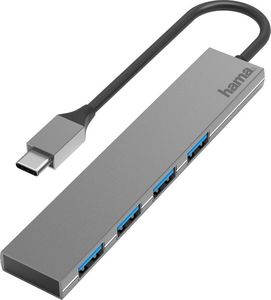 HUB USB Hama 4x USB-A 3.0 (002001010000) 1